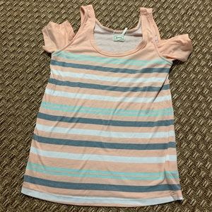 off the shoulder spring/summer shirt